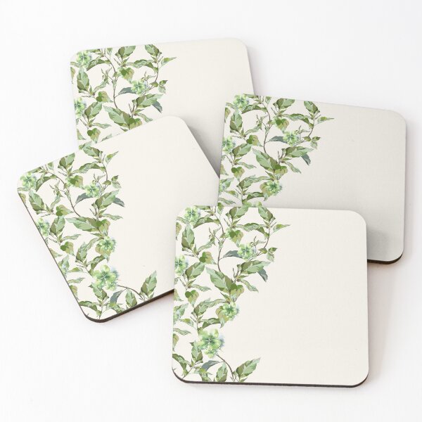 Item preview, Elegant Watercolor Clover Vines  designed and sold by Asmaa Abdul-Azim.