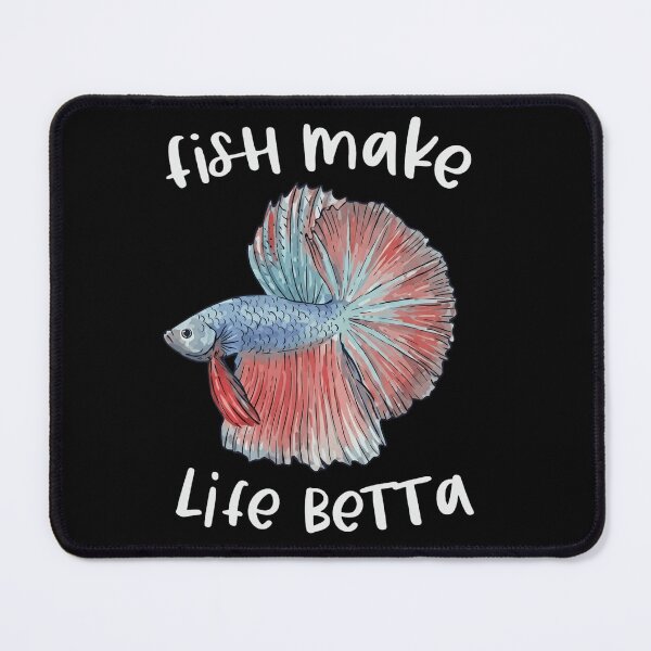 Item preview, Fish Make Life Betta - Cute Siamese Fighting Fish Pun designed and sold by haitrieuic96.