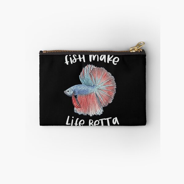 Item preview, Fish Make Life Betta - Cute Siamese Fighting Fish Pun designed and sold by haitrieuic96.