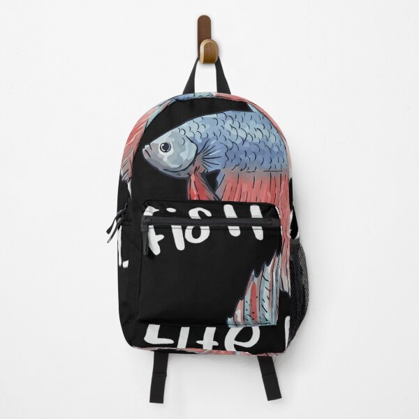 Item preview, Fish Make Life Betta - Cute Siamese Fighting Fish Pun designed and sold by haitrieuic96.