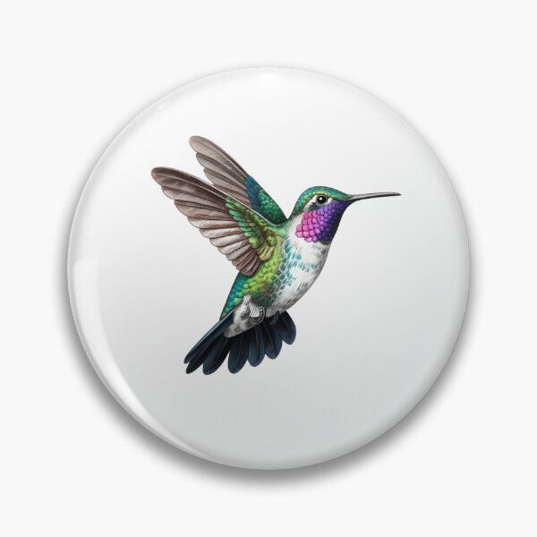 Item preview, Hummingbird flying, small colorful summer exotic bird designed and sold by wizard-work.
