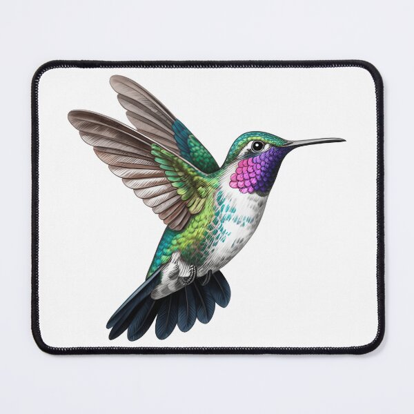 Item preview, Hummingbird flying, small colorful summer exotic bird designed and sold by wizard-work.