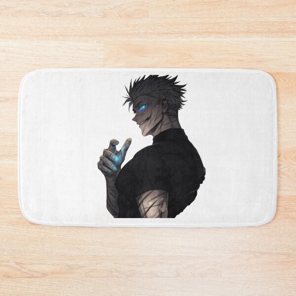 Item preview, Blue Flame Anime Villain Manga Design designed and sold by nyxium-art.