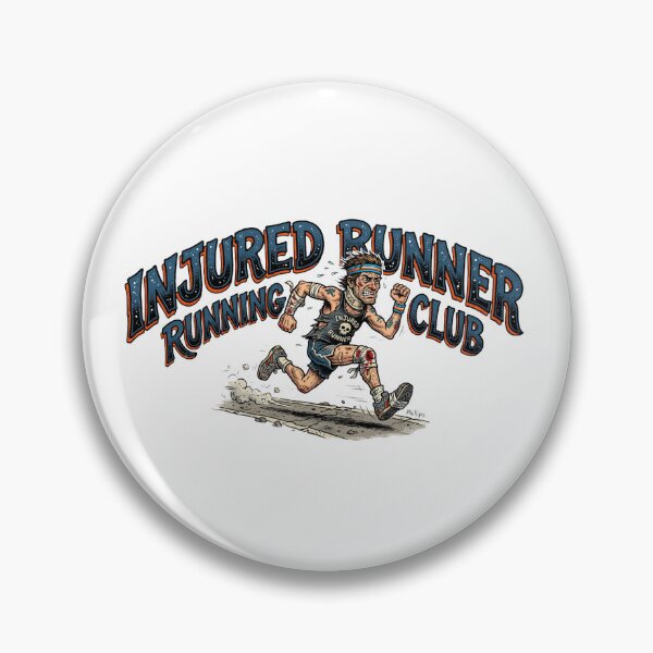 Item preview, INJURED RUNNER RUNNING CLUB designed and sold by CymruDesigns.