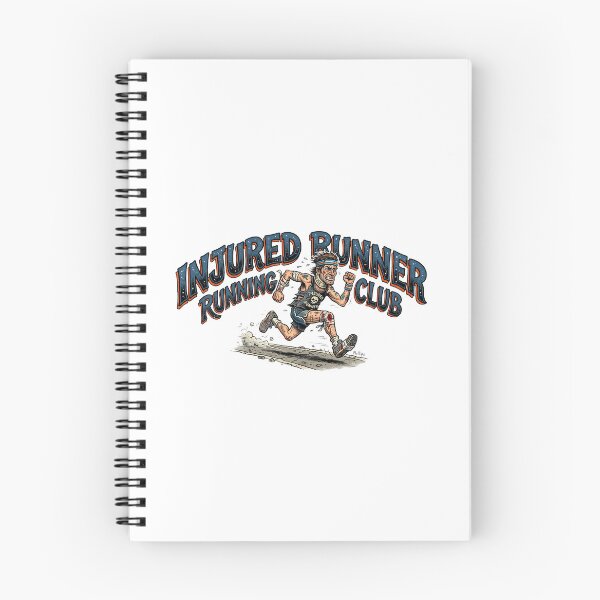 Item preview, INJURED RUNNER RUNNING CLUB designed and sold by CymruDesigns.