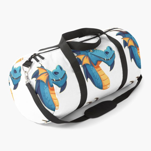 Item preview, Cool Blue Dragon Mascot Funny Mythical Creature Cartoon Design designed and sold by DesignArtist.ia.