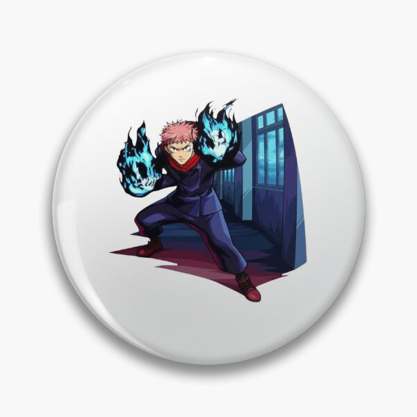 Item preview, The Divergent Fist Itadori Blue Flame designed and sold by The-Lone-Rodent.