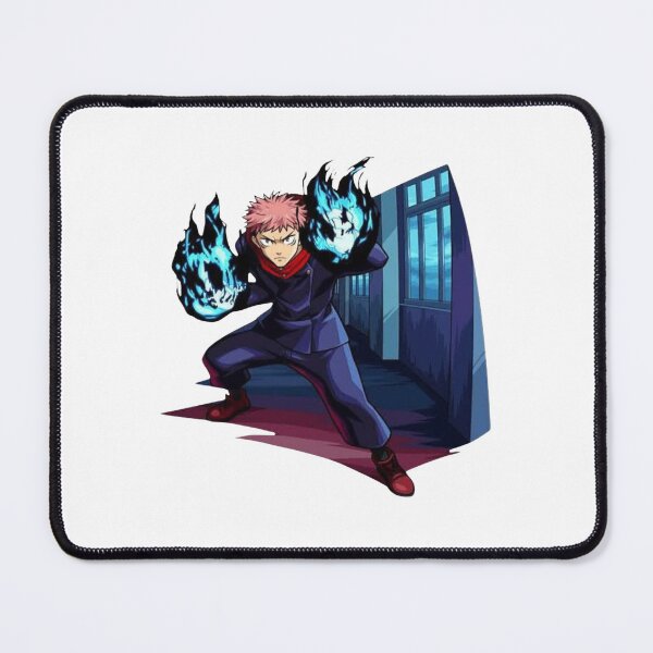 Item preview, The Divergent Fist Itadori Blue Flame designed and sold by The-Lone-Rodent.