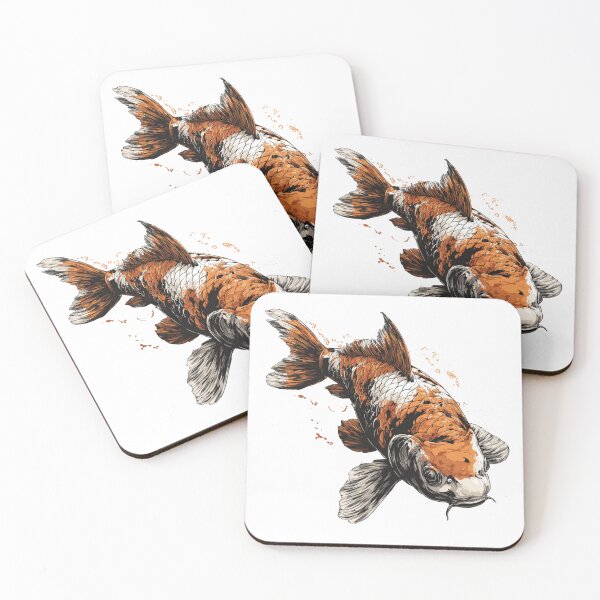 Item preview, Koi Fish T-Shirt Japanese Art Print Aquarium Gift Fish Lover designed and sold by Niche-Forge.