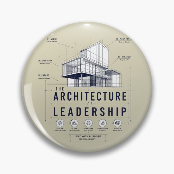 Item preview, The Architecture of Leadership Blueprint Minimal Business Strategy T-Shirt designed and sold by warlistop.