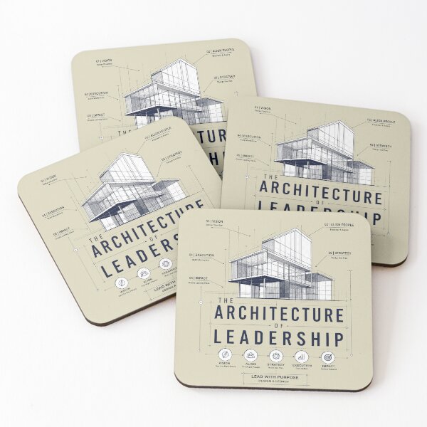 Item preview, The Architecture of Leadership Blueprint Minimal Business Strategy T-Shirt designed and sold by warlistop.