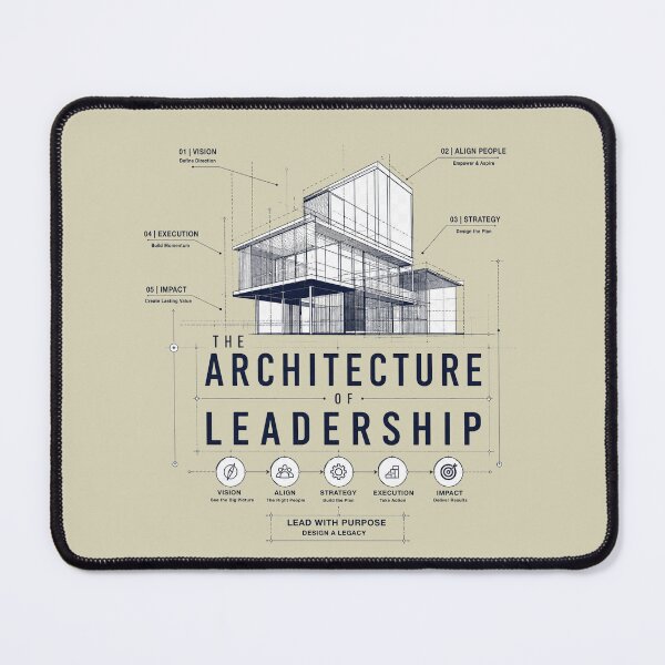 Item preview, The Architecture of Leadership Blueprint Minimal Business Strategy T-Shirt designed and sold by warlistop.