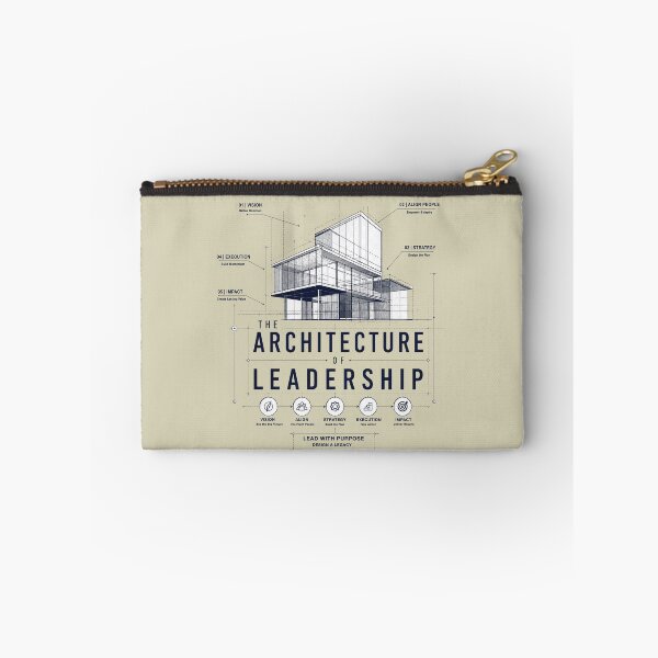 Item preview, The Architecture of Leadership Blueprint Minimal Business Strategy T-Shirt designed and sold by warlistop.