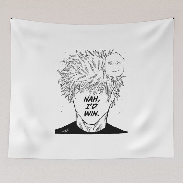 Item preview, Nah I’d Win Anime Manga Meme Art designed and sold by nyxium-art.