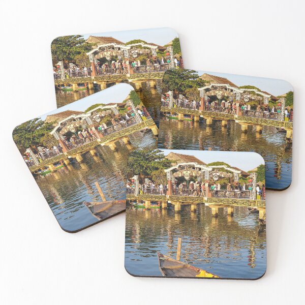 Item preview, Hoi An Lantern Bridge - An Hội Bridge Vietnam | UNESCO Ancient Town Night Art designed and sold by Ross.A.Campbell.