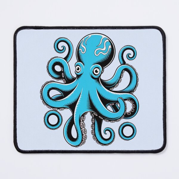 Item preview, blue octopus designed and sold by 123ks.
