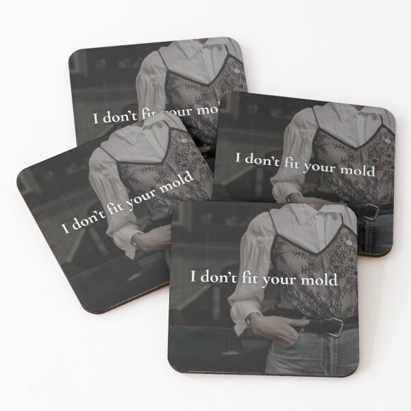 Item preview, I Don’t Fit Your Mold – Aesthetic Feminist Quote Fashion Design designed and sold by Ve state official.