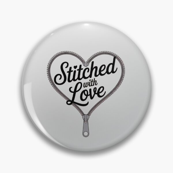 Item preview, A zipper forming the shape of a human heart - Stitched With Love designed and sold by 123ks.