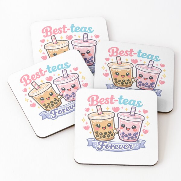 Item preview, Best‑teas Forever – Kawaii Bubble Tea Design designed and sold by mbmstores.