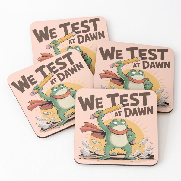 Item preview, FROG - WE TEST AT DAWN designed and sold by 123ks.