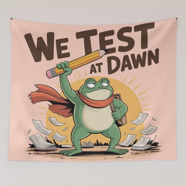 Item preview, FROG - WE TEST AT DAWN designed and sold by 123ks.