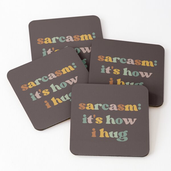 Item preview, Sarcasm: It's How I Hug Shirt Funny Mom designed and sold by faridman.