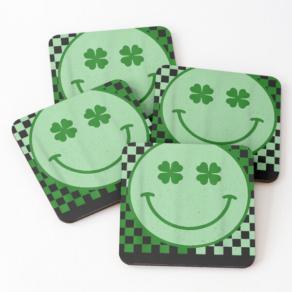 Item preview, Retro Groovy St Patricks Day Hippie Smile Face Shamrock T Sh designed and sold by trangsang2584.