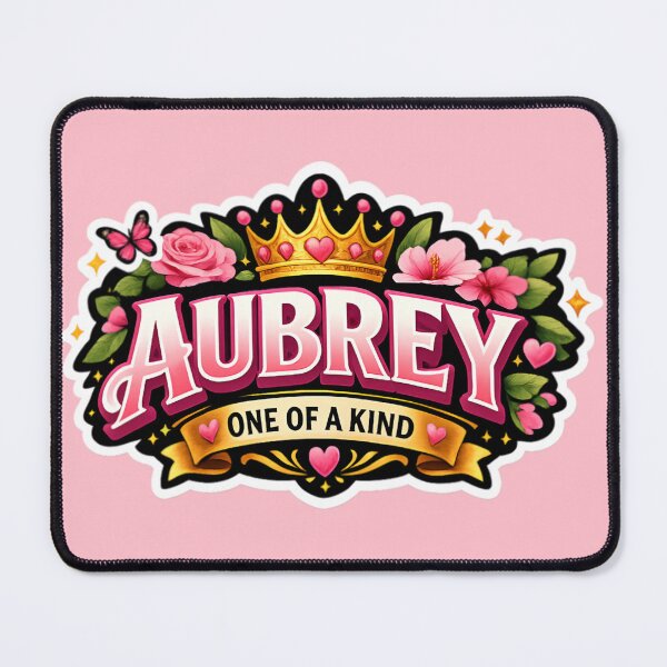 Item preview, Aubrey Personalized Floral Crown Name Art designed and sold by Zayn Studio.