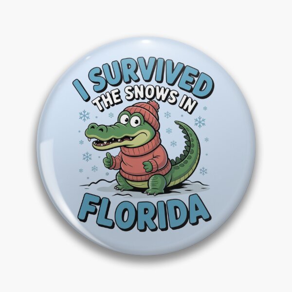 Item preview, Crocodile - I Survived The Snows In Florida designed and sold by 123ks.