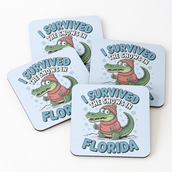 Item preview, Crocodile - I Survived The Snows In Florida designed and sold by 123ks.