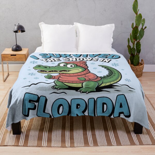 Item preview, Crocodile - I Survived The Snows In Florida designed and sold by 123ks.