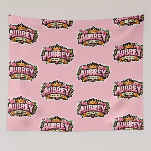 Item preview, Aubrey Personalized Floral Crown Name Art designed and sold by Zayn Studio.