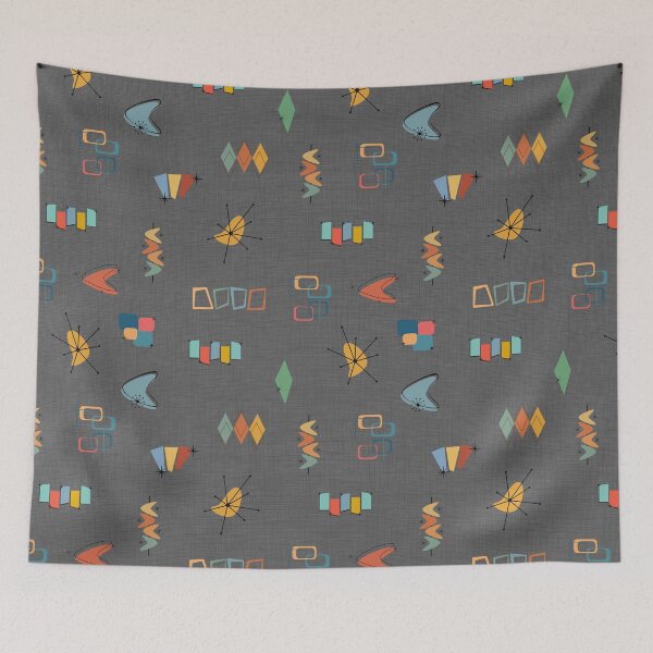 Item preview, Mid Century Modern Textured Dark Gray designed and sold by KSimpson838.