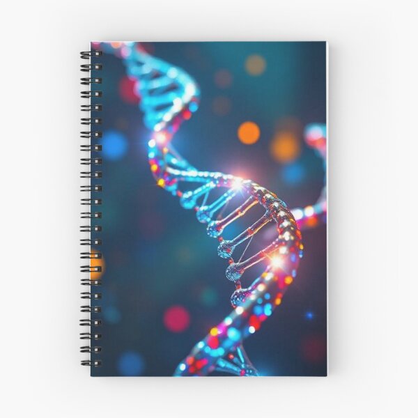 Item preview, DNA strand on multicolored blurred background designed and sold by RAISC.