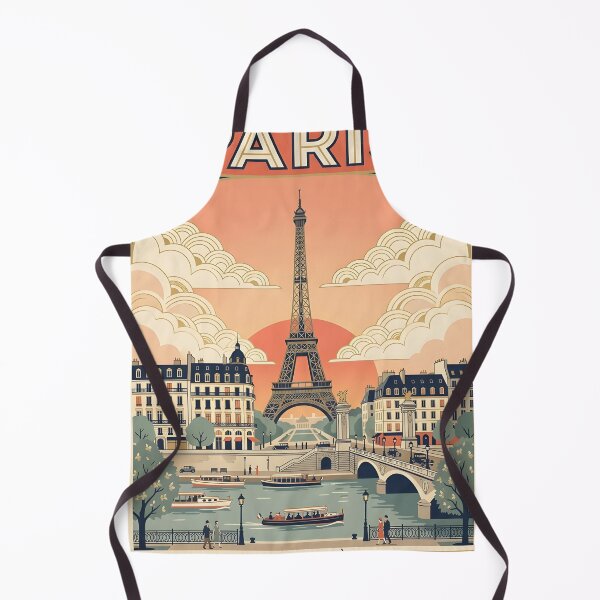 Item preview, Vintage Paris Travel Poster Eiffel Tower designed and sold by Koalangel.