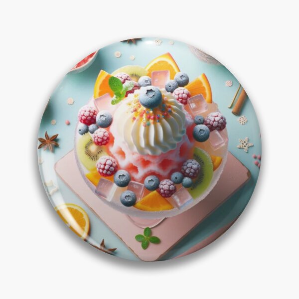 Item preview, Sweet Kawaii Treat – Colorful Fruit Dessert Art designed and sold by EchoWave11.