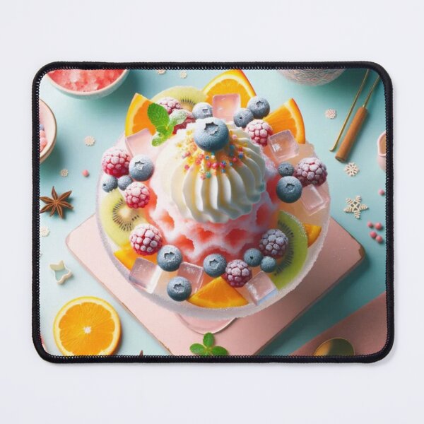 Item preview, Sweet Kawaii Treat – Colorful Fruit Dessert Art designed and sold by EchoWave11.