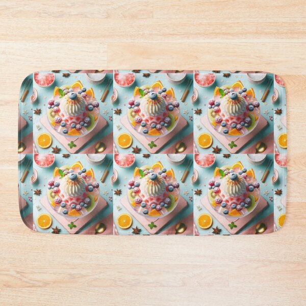 Item preview, Sweet Kawaii Treat – Colorful Fruit Dessert Art designed and sold by EchoWave11.