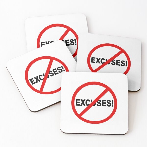 Item preview, No excuses! designed and sold by HWWLEDBTBYCBCANIX.