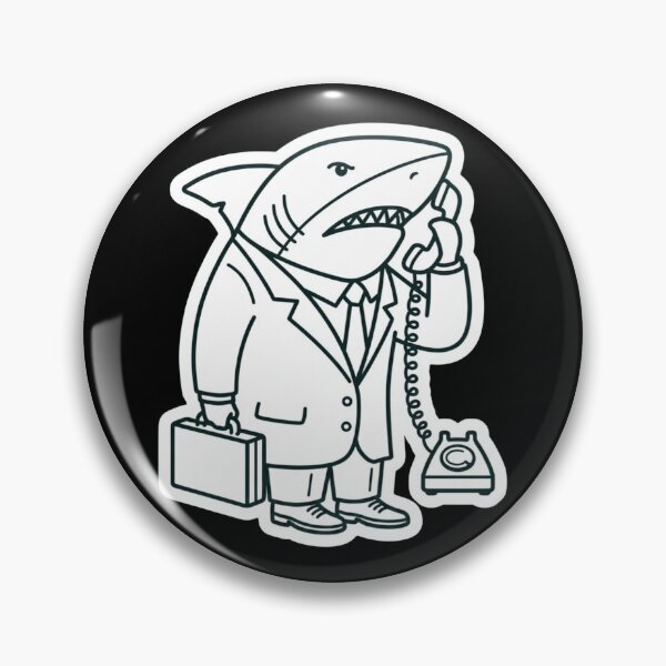 Item preview, The Business Shark designed and sold by LineArtUniverse.