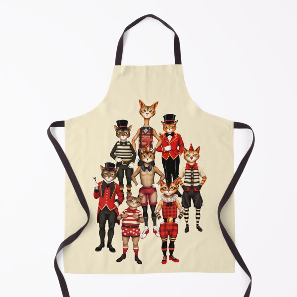 Item preview, Anthropomorphic Circus Cats | Gift for Circus Lover designed and sold by UnhingedBird.