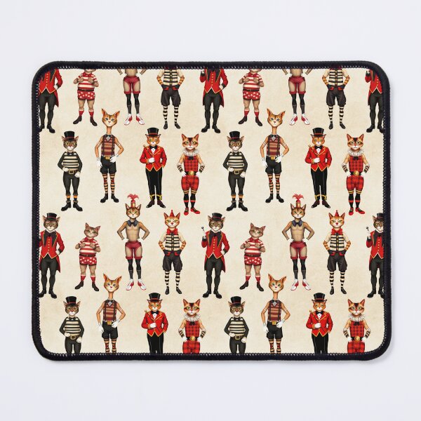 Item preview, Anthropomorphic Circus Cats | Gift for Circus Lover designed and sold by UnhingedBird.