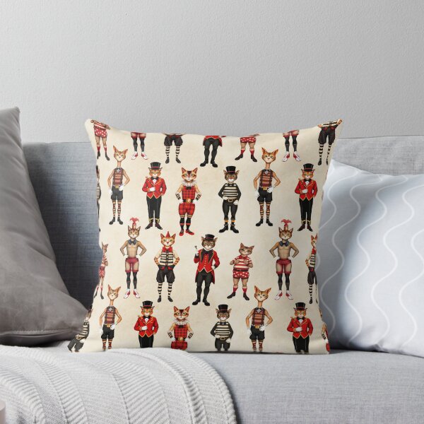 Item preview, Anthropomorphic Circus Cats | Gift for Circus Lover designed and sold by UnhingedBird.