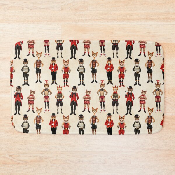 Item preview, Anthropomorphic Circus Cats | Gift for Circus Lover designed and sold by UnhingedBird.