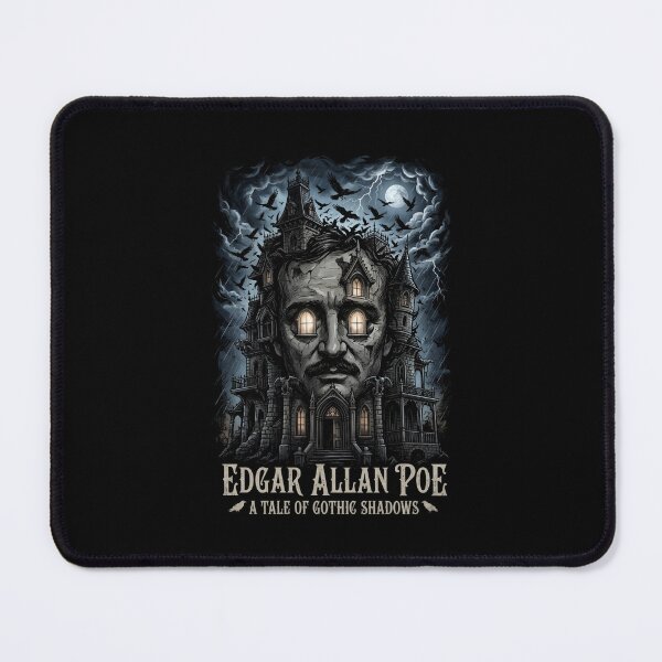 Item preview, Edgar Allan Poe A Tale of Gothic Shadows Haunted House Design designed and sold by Fenay Designs.