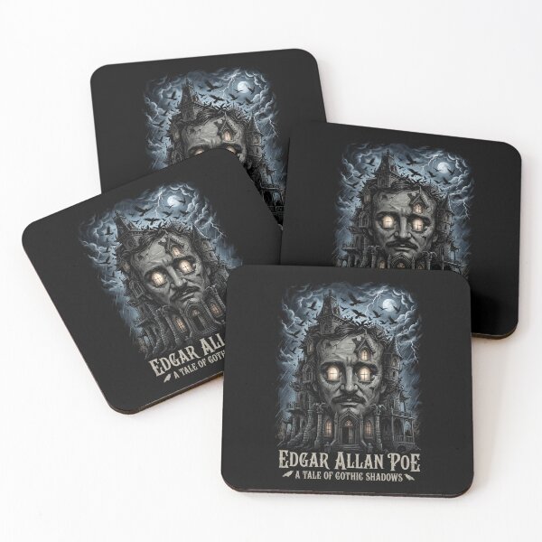 Item preview, Edgar Allan Poe A Tale of Gothic Shadows Haunted House Design designed and sold by Fenay Designs.