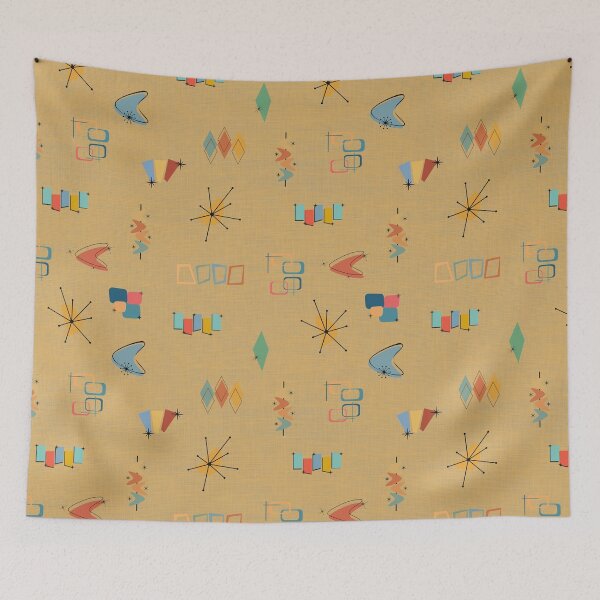Item preview, Mid Century Modern Textured Mustard designed and sold by KSimpson838.