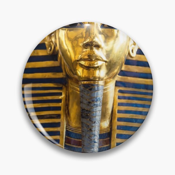 Item preview, Tutankhamun Mask – Ancient Egyptian Golden Pharaoh Art designed and sold by GulfSignature.