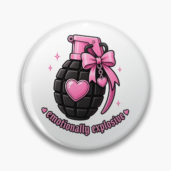 Item preview, Emotionally Explosive Pastel Goth Grenade designed and sold by HeyChickasClubX.