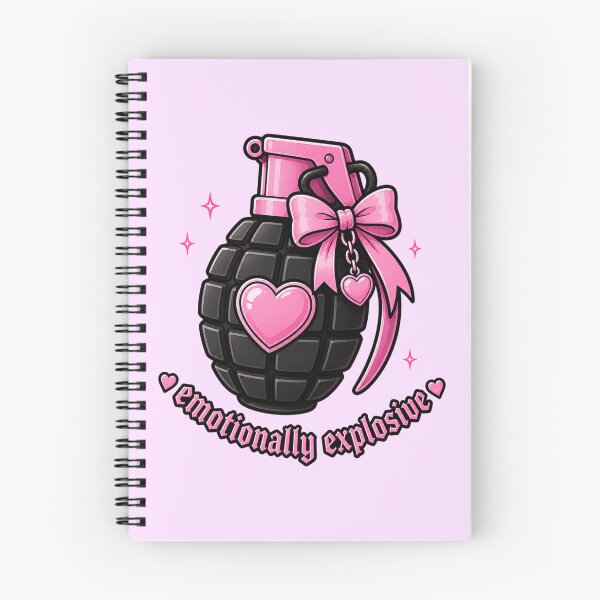 Item preview, Emotionally Explosive Pastel Goth Grenade designed and sold by HeyChickasClubX.
